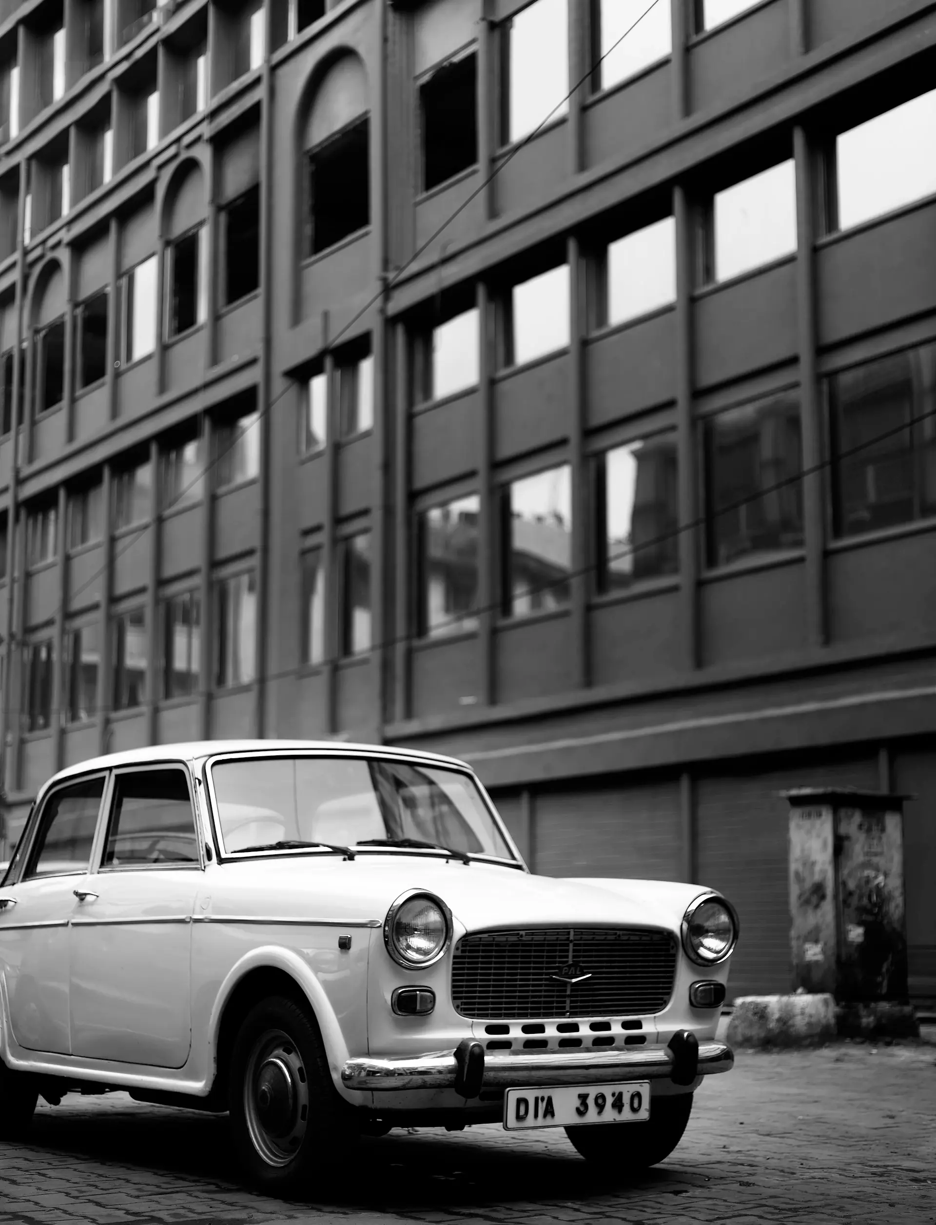 A 1970s coupé motorcar with elegant fastback lines
