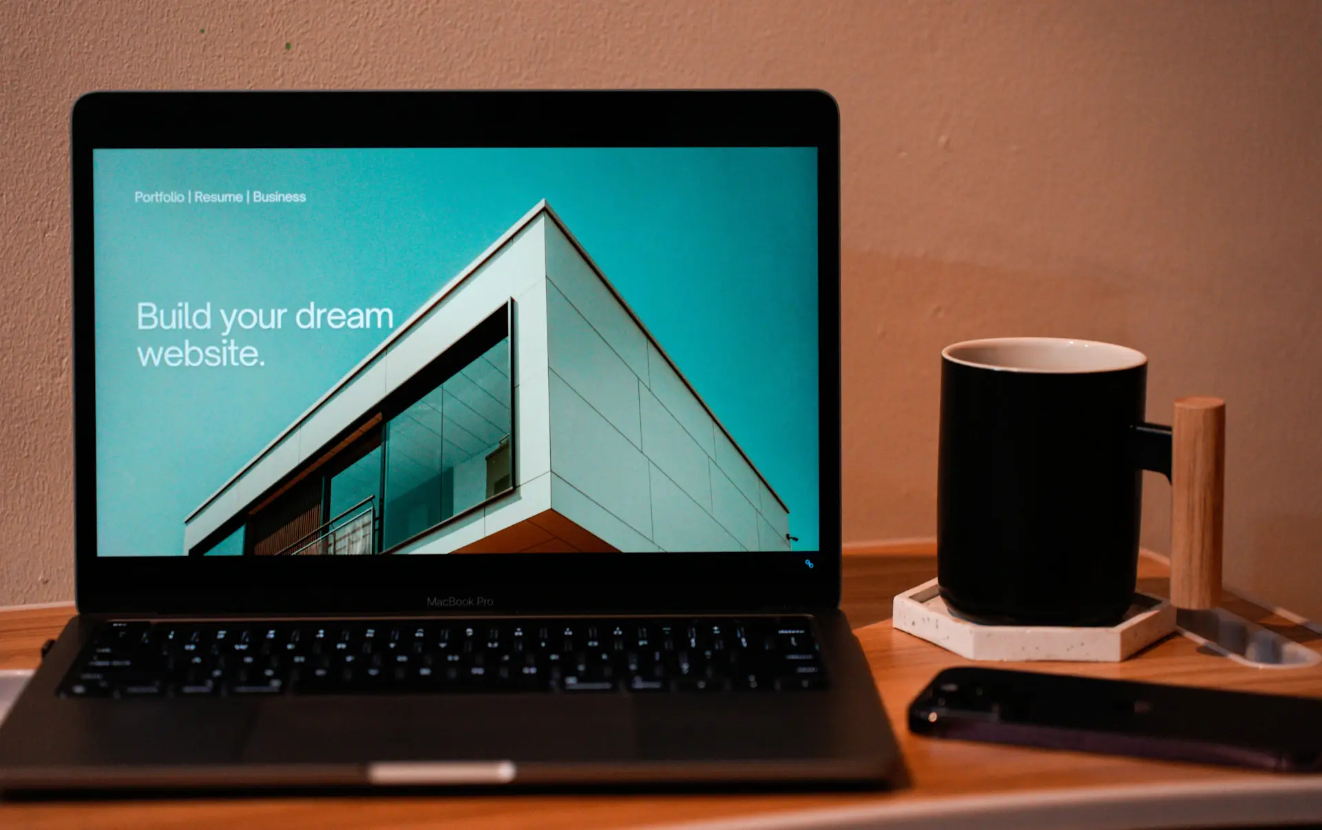 Refined service business website after redesign