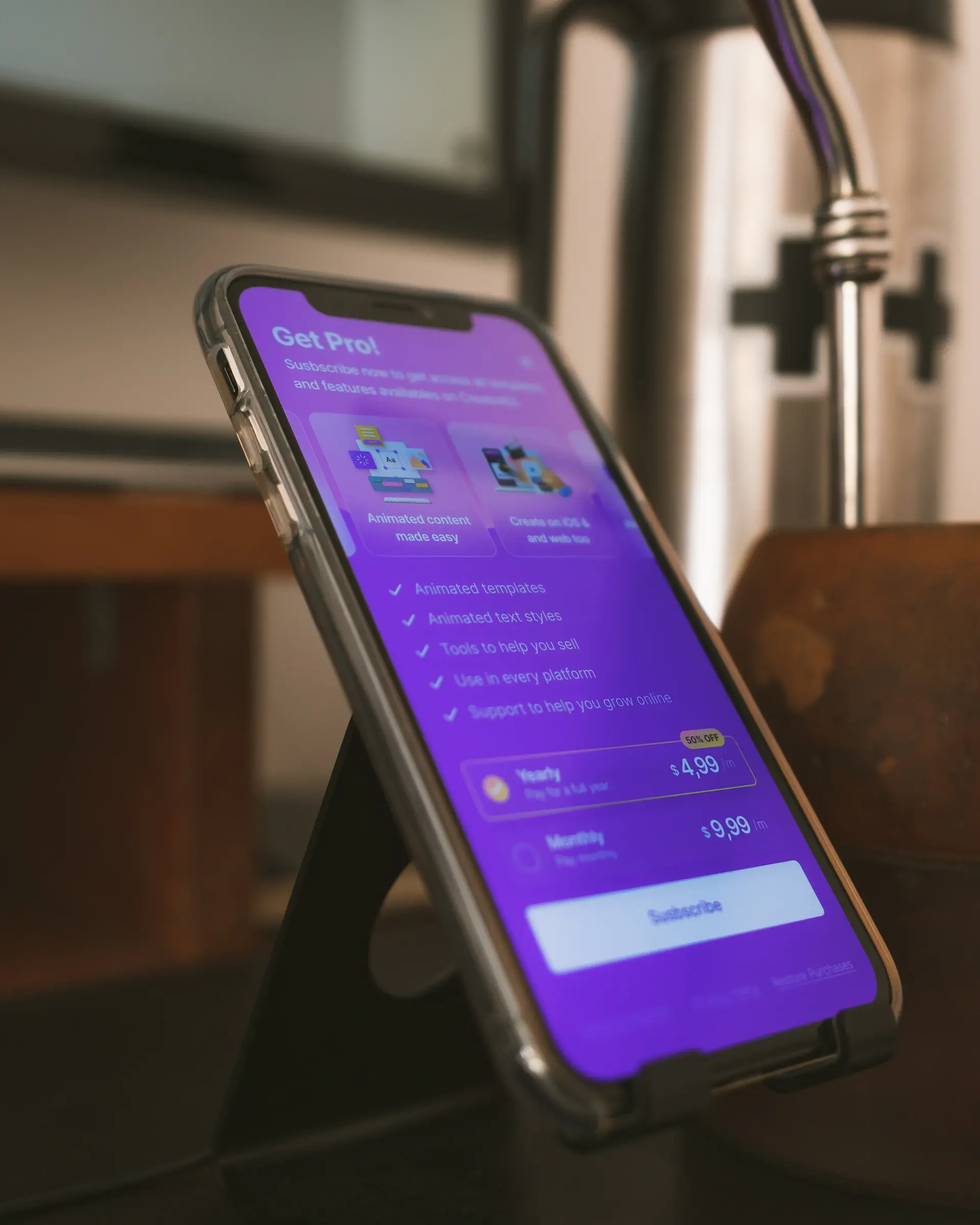 Checkout flow on mobile